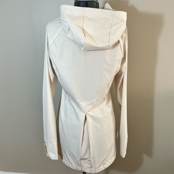 All In Motion Off White Hooded Lightweight Zip Up Jacket Size S - Picture 5 of 8